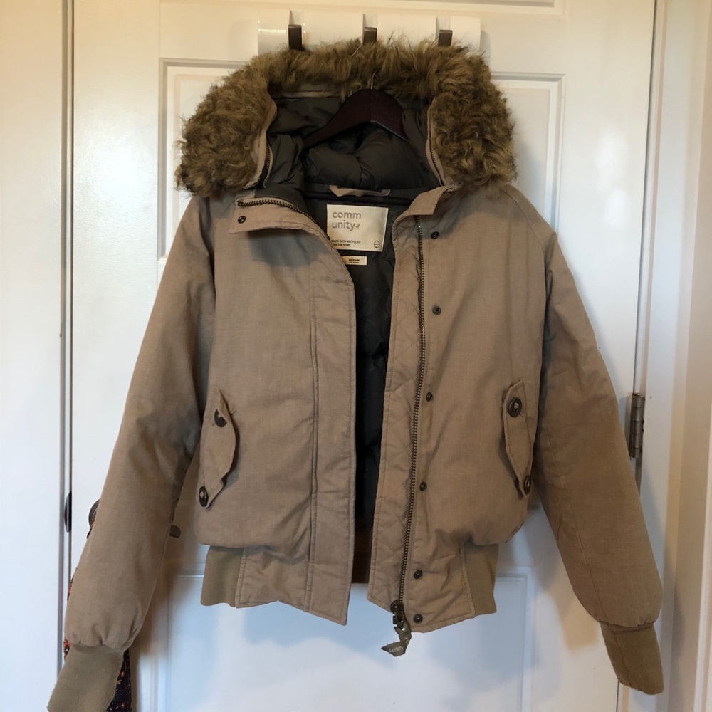 Community duck down jacket